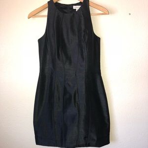 KEEPSAKE || black structured cocktail mini dress S